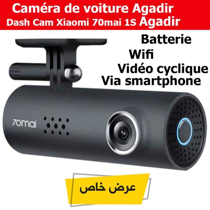 Caméra de voiture Dash Cam Xiaomi 70mai 1S Agadir